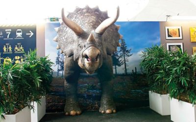 Un triceratops de tamaño natural gracias a la impresión 3D